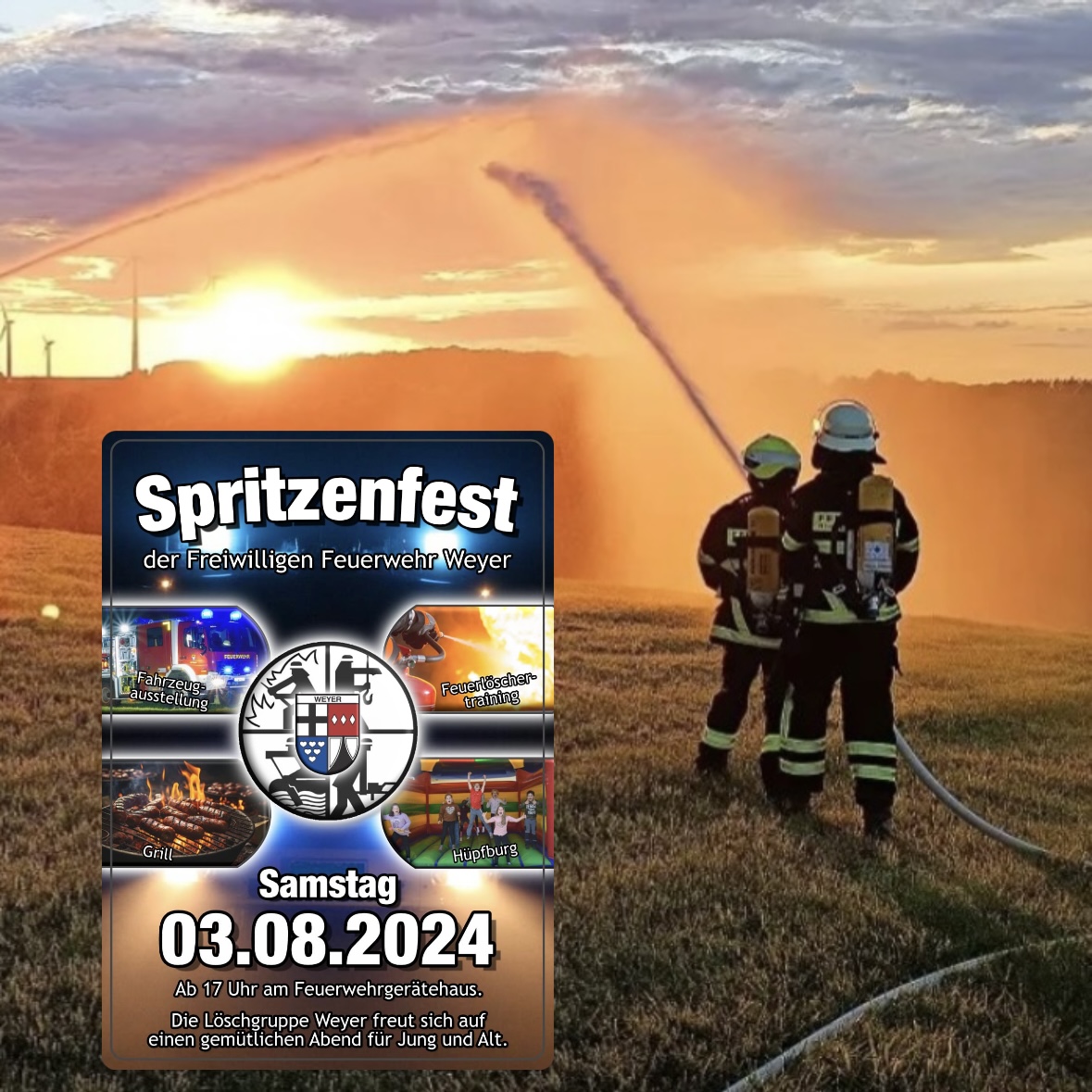 Die Freiwillige Feuerwehr Weyer lädt nach 20 Jahren wieder zum feiern ein!