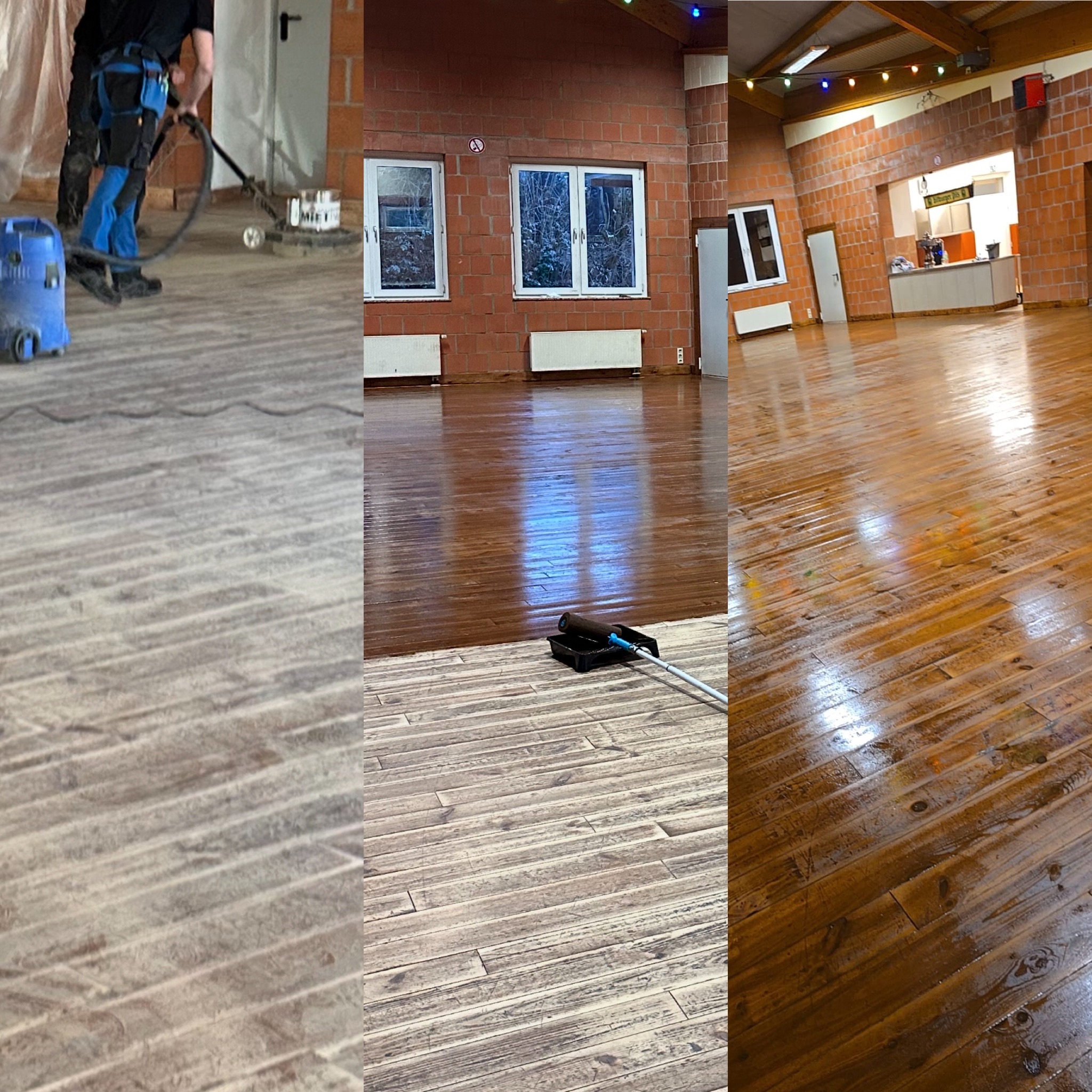 Frischer Glanz für die Bürgerhalle Weyer