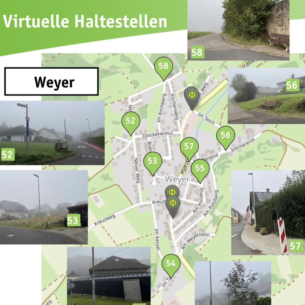 Virtuelle Haltestellen in Weyer erleichtern den Alltag
