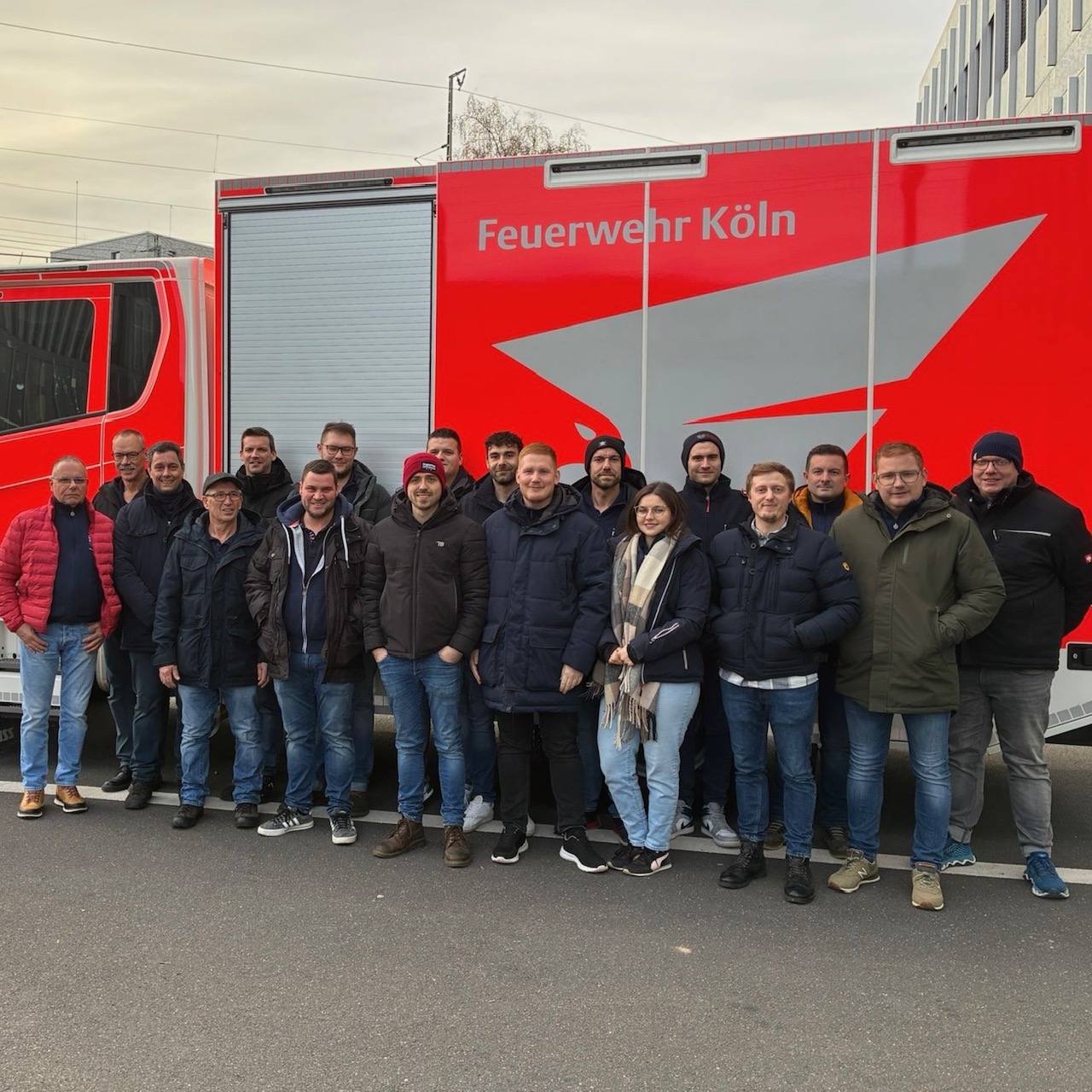 Weihnachtsfeier der Löschgruppe Weyer bei der Berufsfeuerwehr Köln
