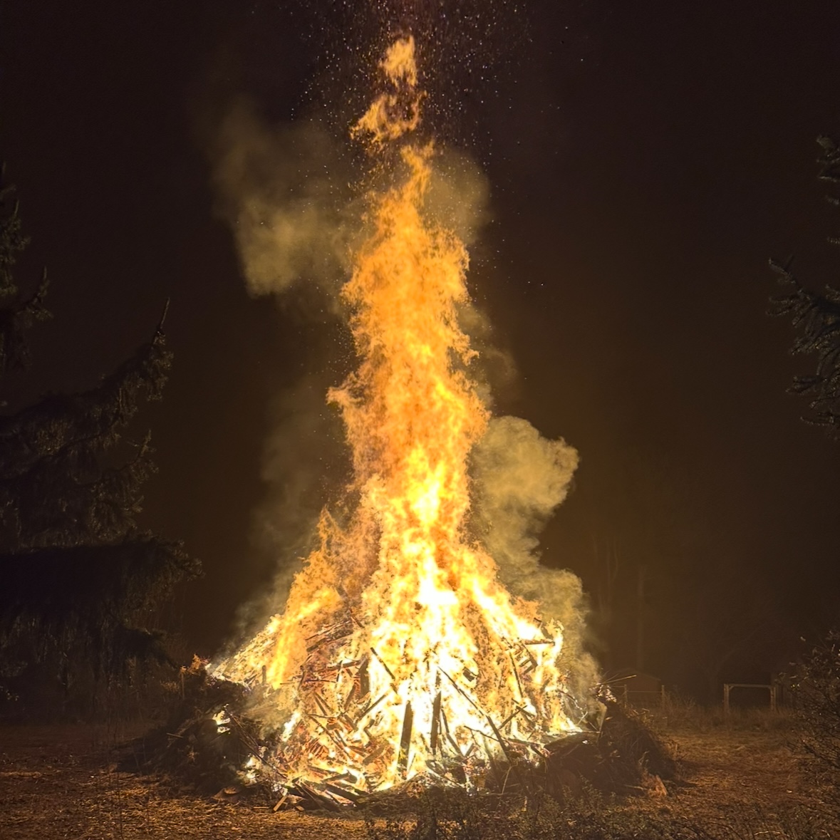 Martinsfeuer in Weyer