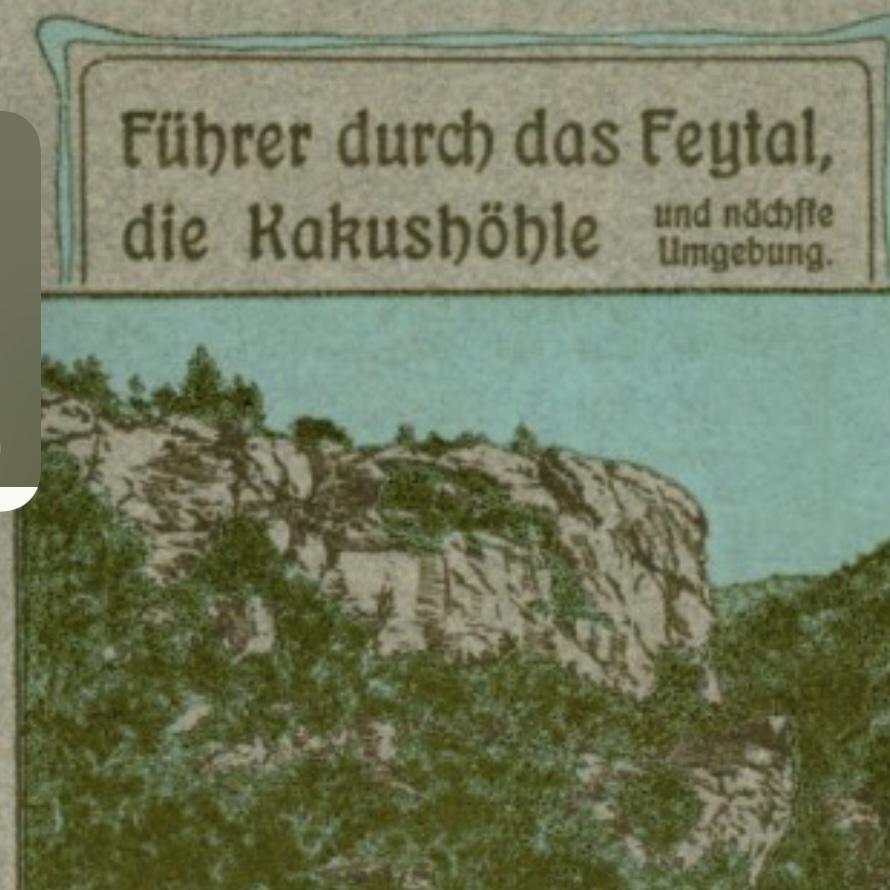Führer durch das Feytal, die Kakushöhle