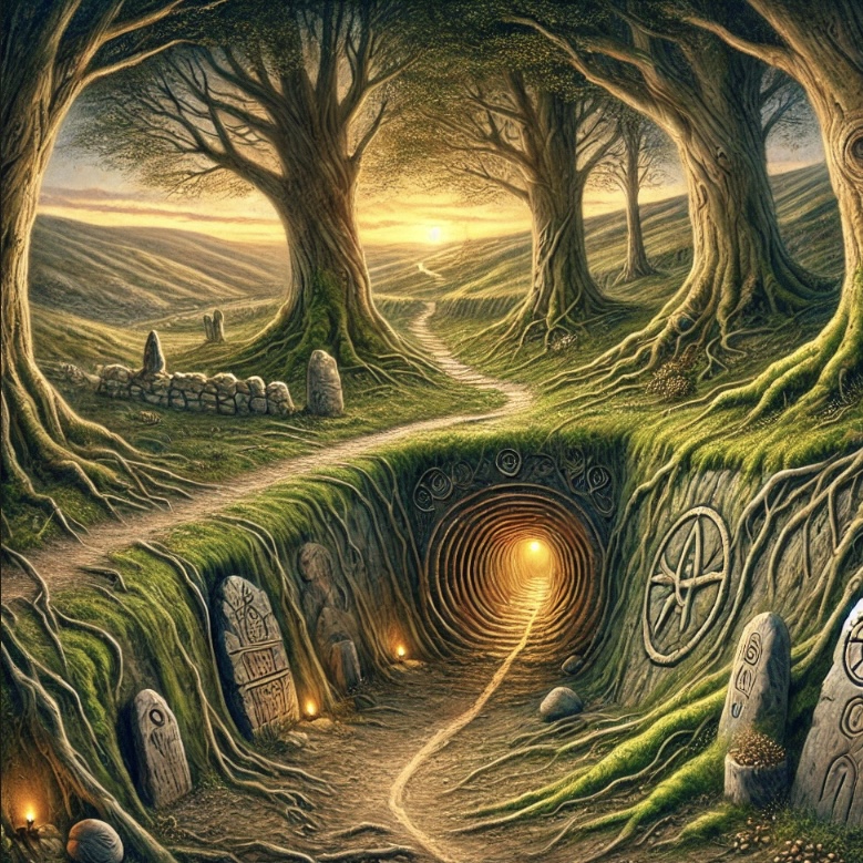 Kultpfade und unterirdische Gänge