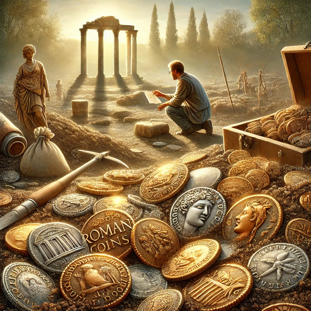 Münzfunde in der Nähe der Kakushöhle