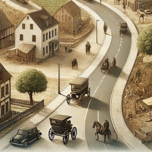 Straßen und Verkehrsentwicklung