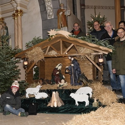 Diese Krippe schickt der Himmel…